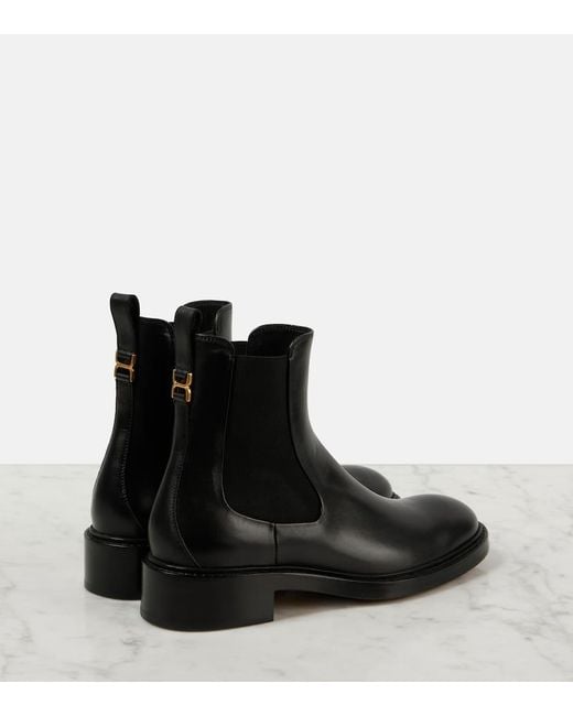 Bottines Chelsea Marcie En Cuir Chloé en coloris Black