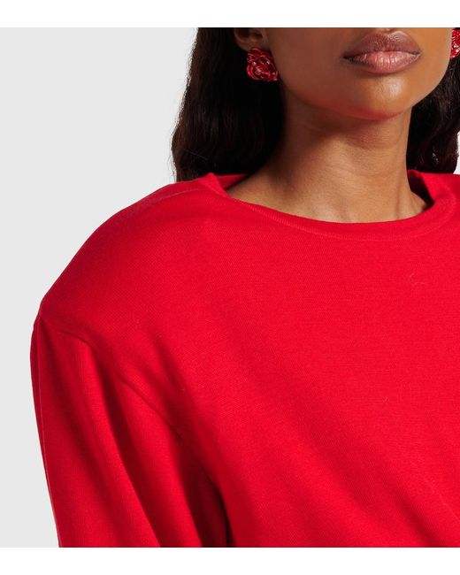Magda Butrym Red Wool Sweater