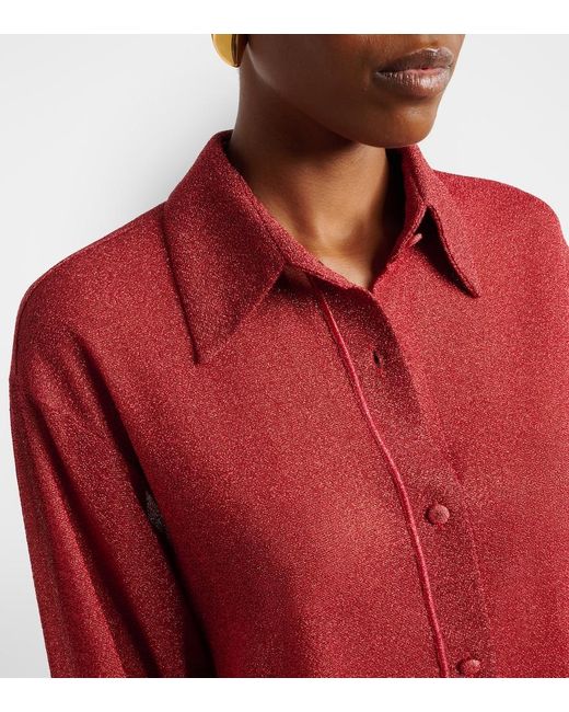 Oseree Red Lumiere Shirt