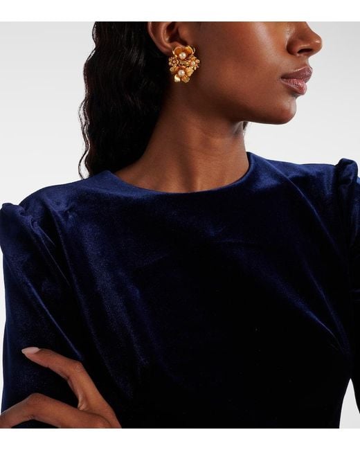 Boucles D'Oreilles Orsola En Plaque Or Jennifer Behr en coloris Metallic