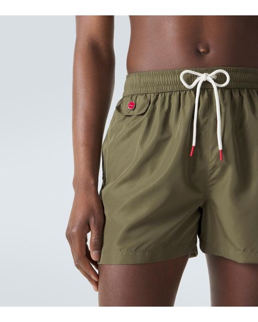 Banador Con Logo Kiton de hombre de color Green