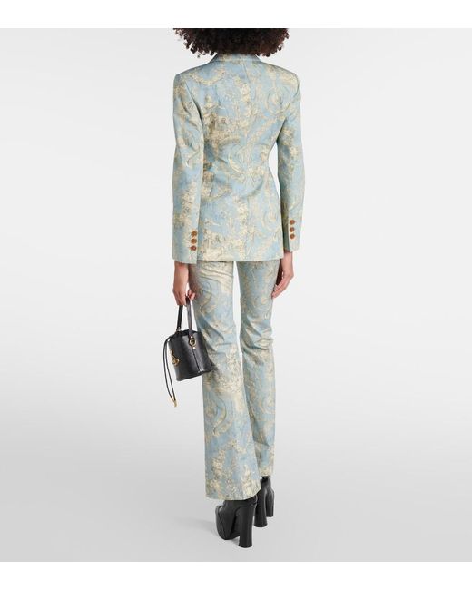Vivienne Westwood Green Lauren Toile De Jouy Cotton Jacket