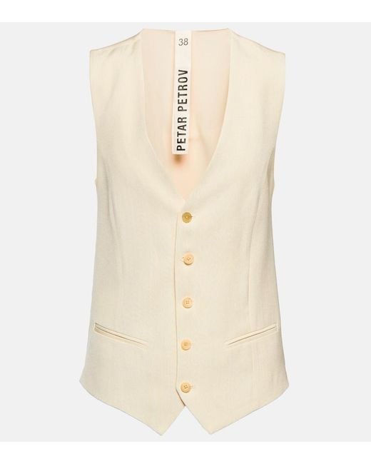 Petar Petrov Natural Wyck Vest