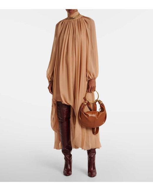 Borsa A Spalla Bracelet Small di Chloé in Brown