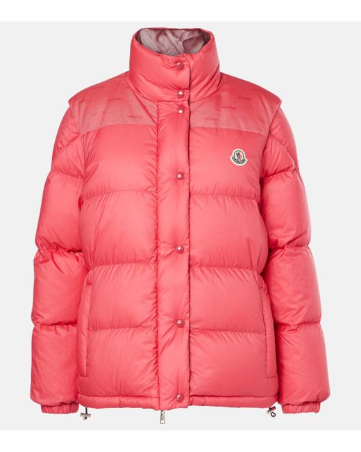 Moncler Pink Verone Reversible Down Jacket