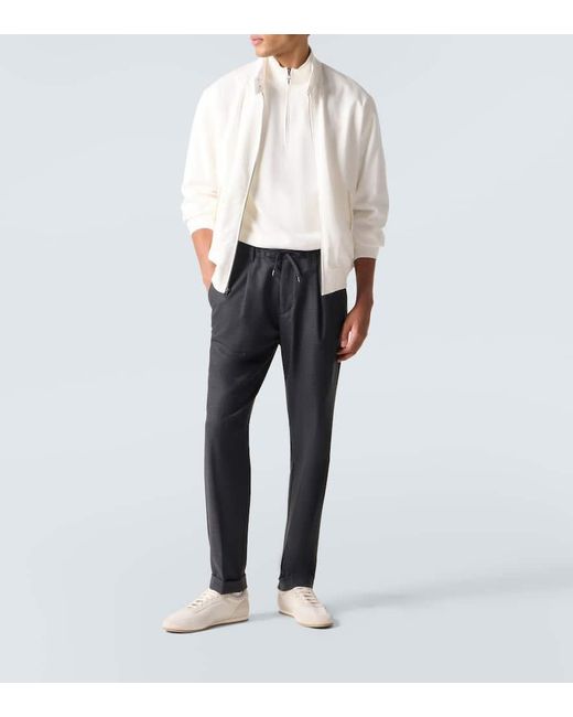 Herno Gerade Hose Aus Gabardinae in Blue für Herren