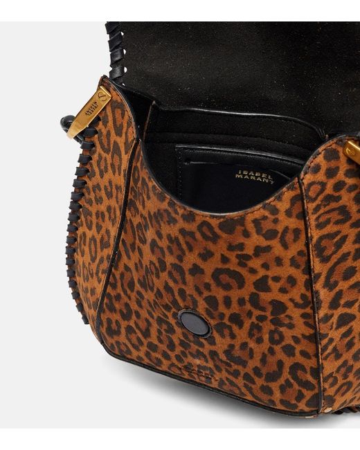 Isabel Marant Brown Anahi Small Suede Shoulder Bag