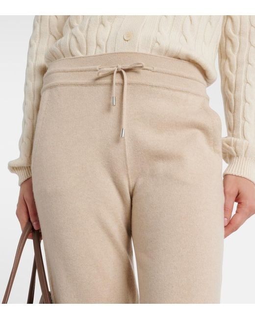 Loro Piana Natural Merano Cashmere Sweatpants