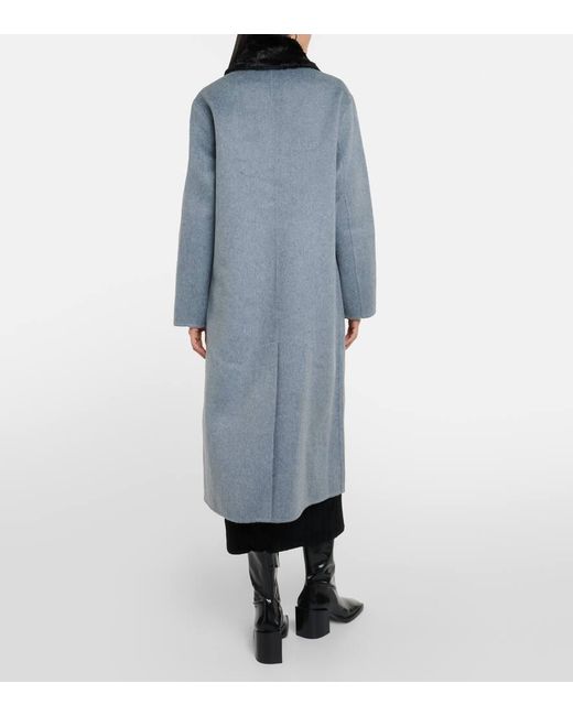 Proenza Schouler Gray White Label Emma Wool-blend Coat