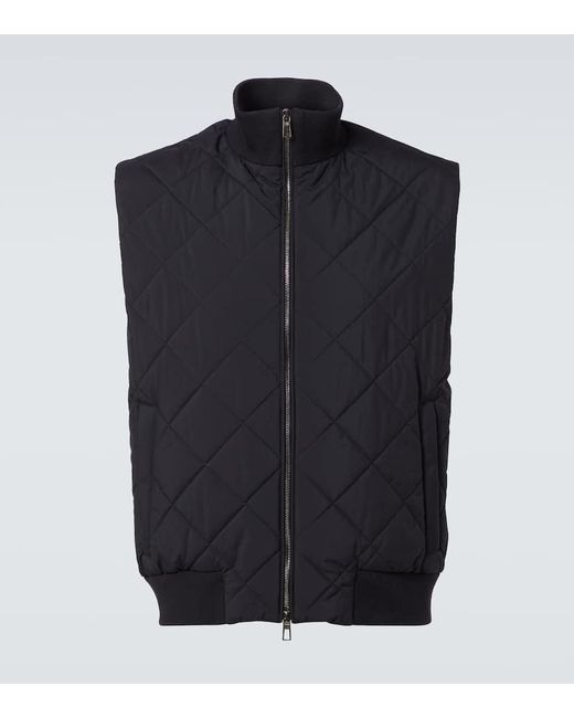 Loro Piana Weste Windwish Storm in Blue für Herren