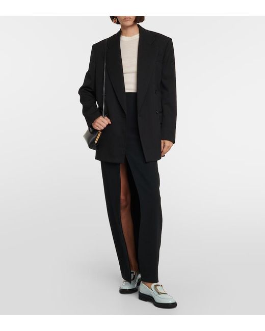 Roger Vivier White Viv' Rangers Patent Leather Loafers