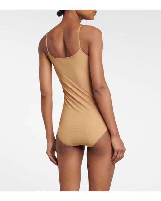 Jil Sander Brown Jersey Bodysuit