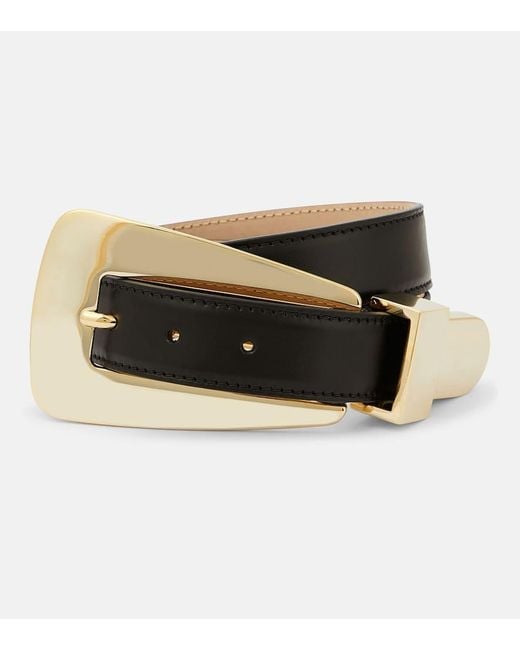 Ceinture Lucca En Cuir Khaite en coloris Black