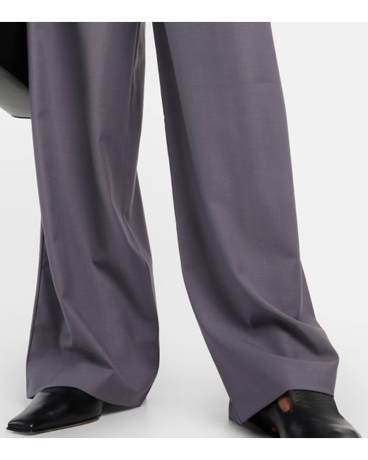 Pantalon droit Ripley a taille haute Frankie Shop en coloris Gray