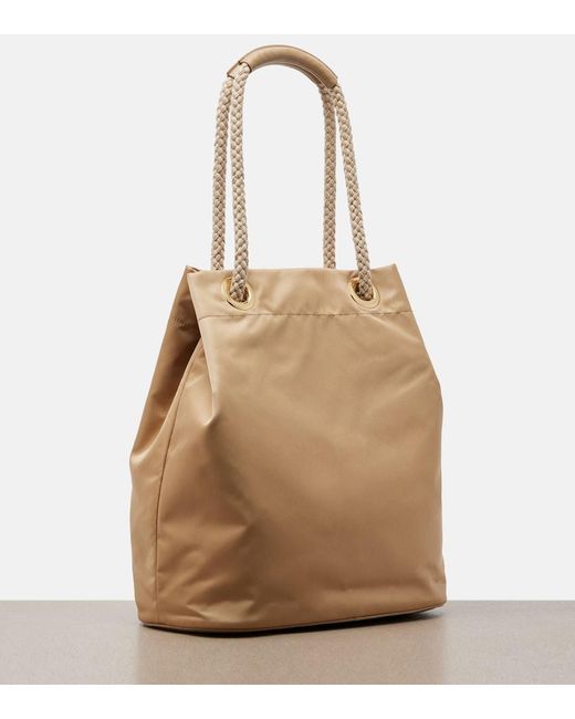 Prada Natural Mariner Re-Nylon Large Bucket Bag