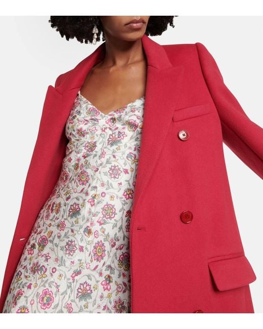 Isabel Marant Red Jacken Fuchsia