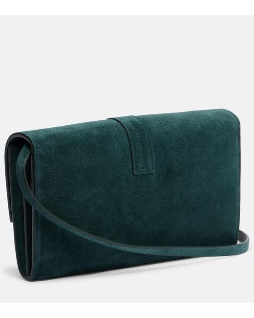 Tom Ford Green Kara Mini Suede Crossbody Bag