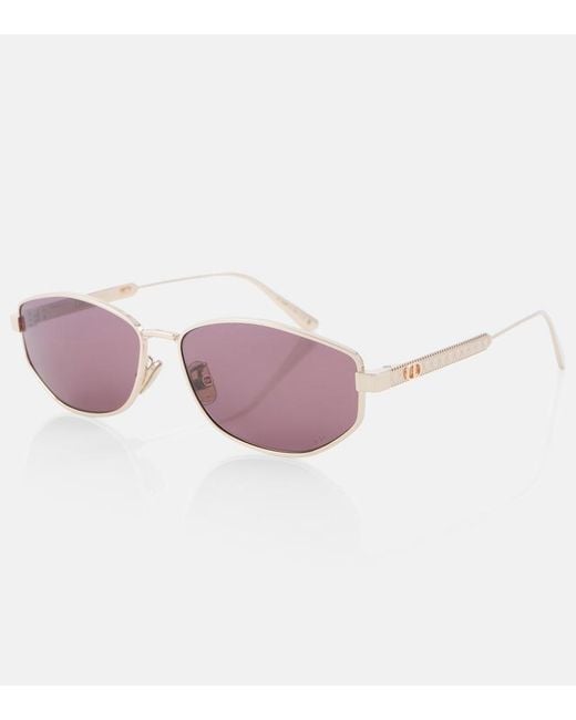 Dior Pink Diorcannage B1U Oval Sunglasses