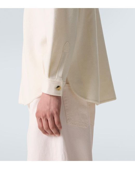 arch4 White Mr Young Cashmere Shirt for men