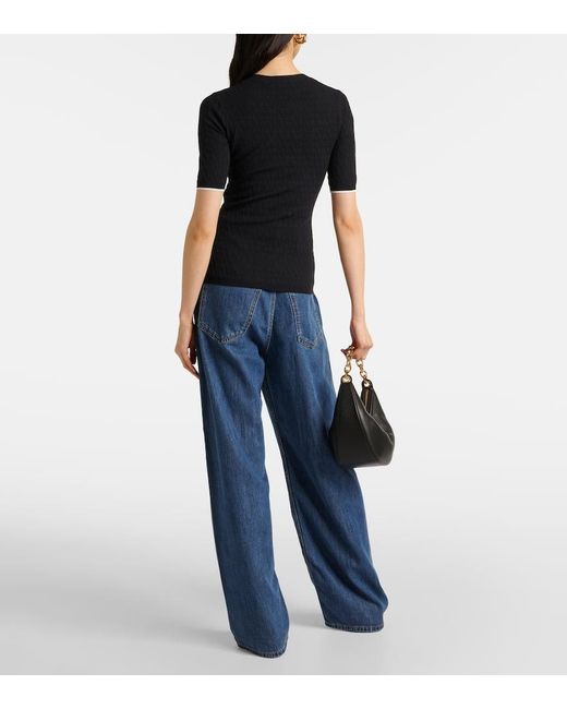 Valentino Black Toile Iconographe Sweater