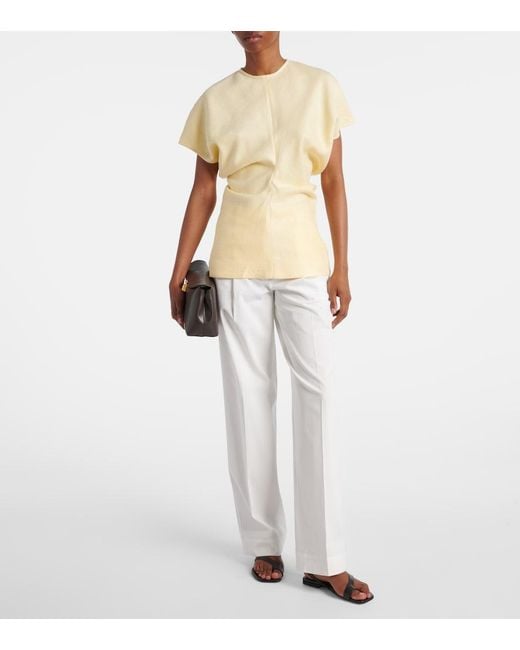 Totême Natural Gathered Top