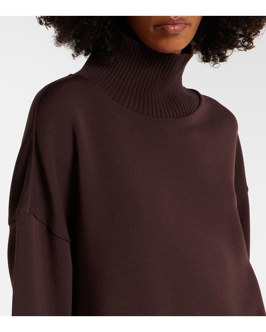 Pull Barker A Col Roule Varley en coloris Brown
