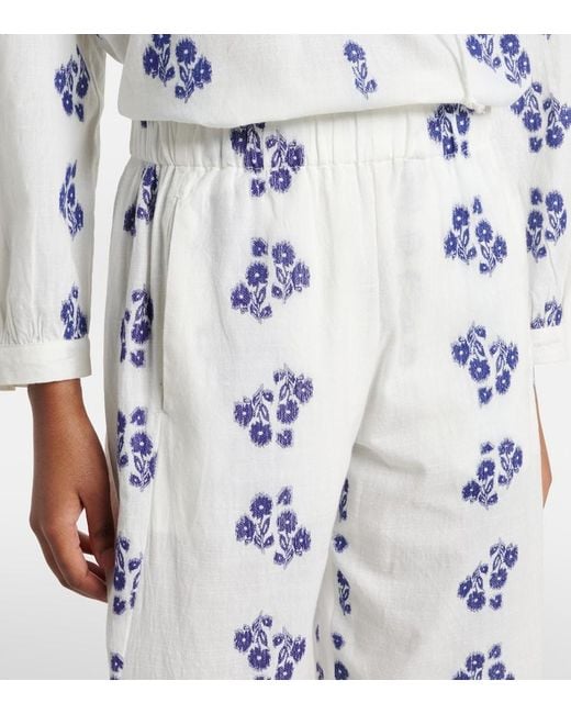 Velvet White Nellie Wide-Leg Pants