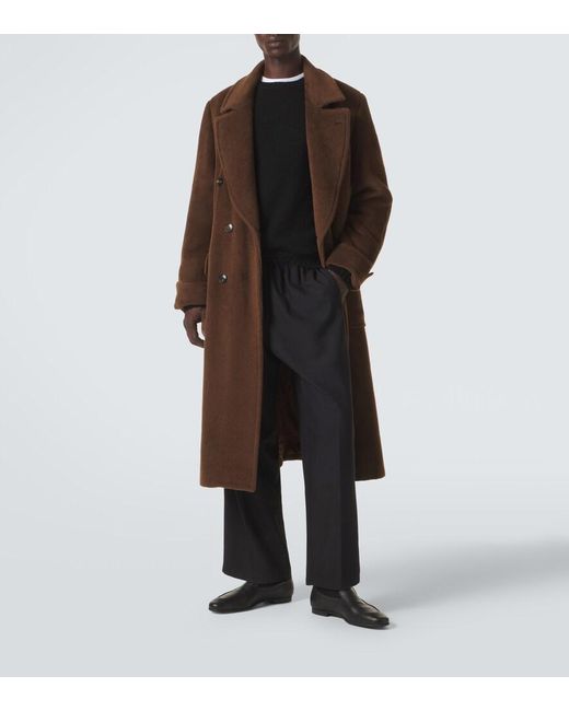 Umit Benan Black Milano Wool Sweater for men