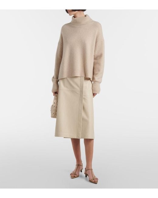 Joseph Natural Cashmere Turtleneck Sweater