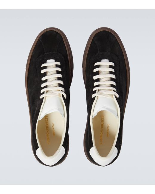 Common Projects Black Tennis 70 Low-top Suede Sneakers for men