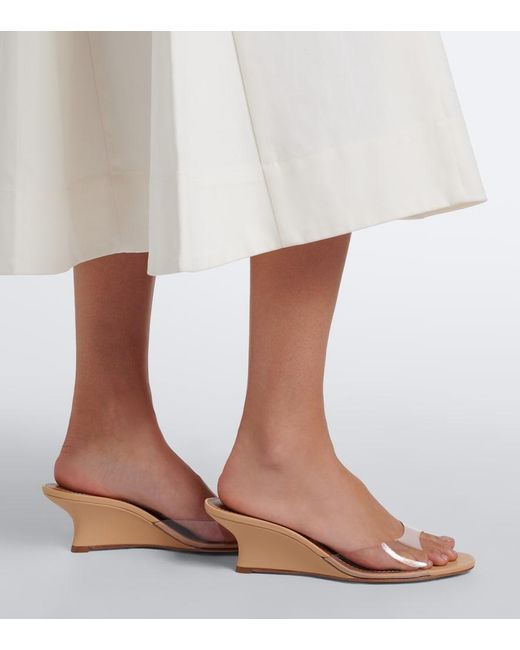 Staud Natural Mules Brigitte Mit Keilabsatz
