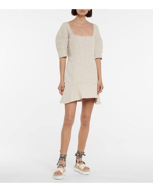 Stella McCartney Natural Angelina Minidress