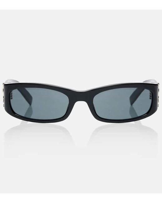 Saint Laurent Blue Eckige Sonnenbrille Sl M152