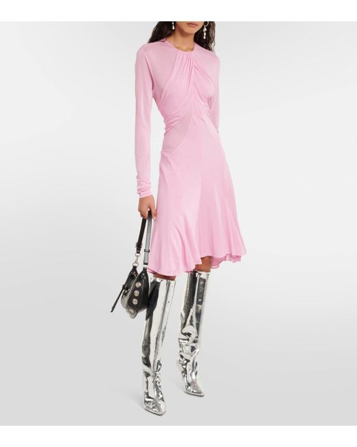 Robe midi Rosemagd asymetrique Isabel Marant en coloris Pink