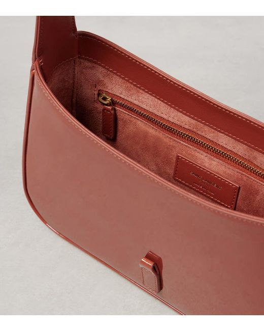 Borsa A Spalla Le 5 A 7 di Saint Laurent in Red
