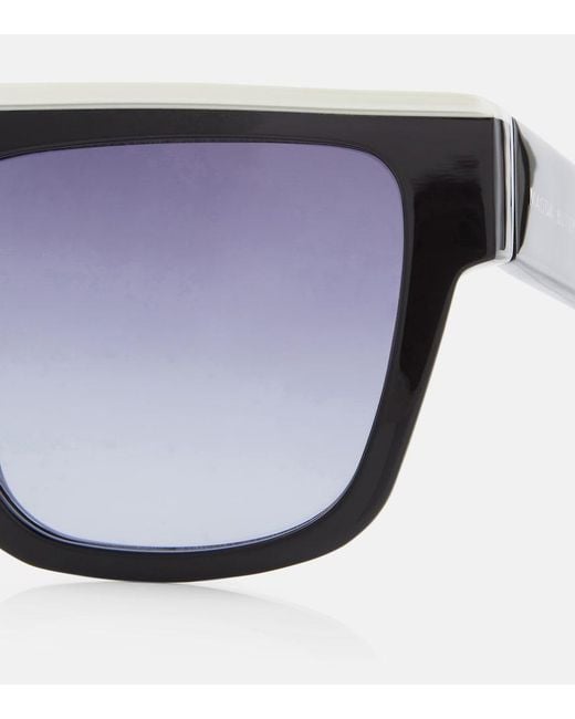 Magda Butrym Blue Flat-top Sunglasses