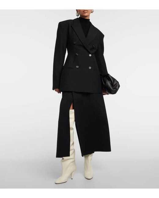 Proenza Schouler White Cone Leather Over-The-Knee Boots
