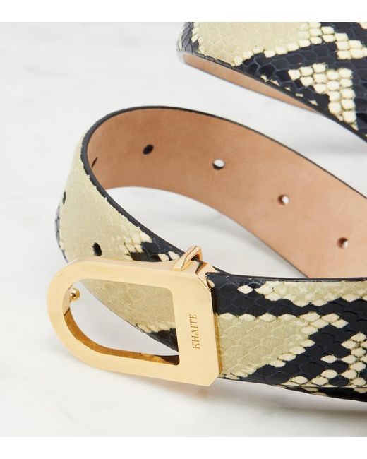 Cintura Saddle di Khaite in Metallic