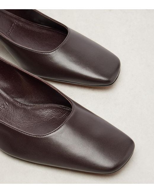 Calvin Klein Brown Anna Leather Pumps