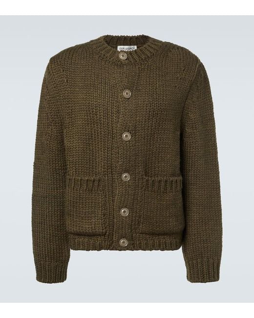 Our Legacy Cardigan Over Aus Wolle Und Alpakawolle in Green für Herren