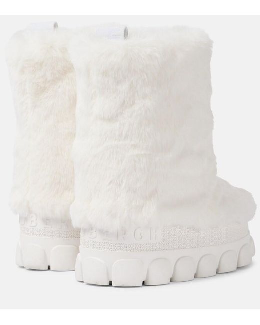 Goldbergh White Fun Faux Fur Snow Boots