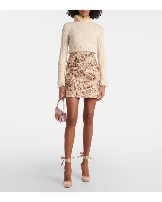 Christian Louboutin Pink Cassia 100 Crepe Satin Pumps