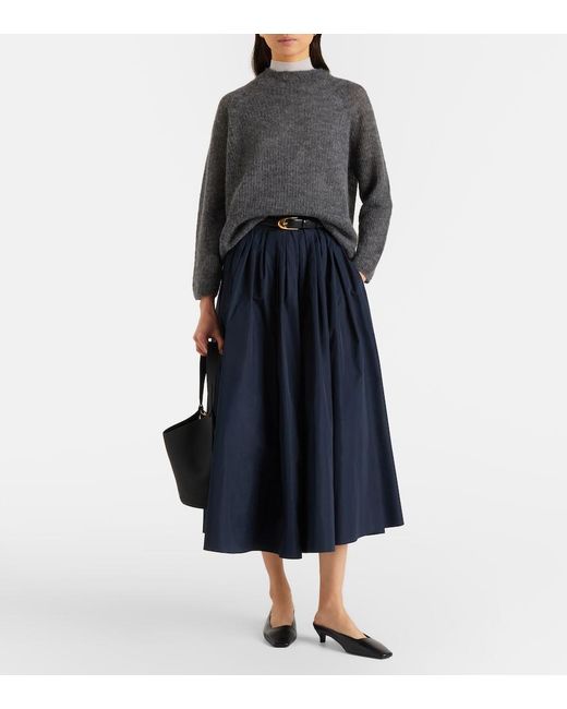 Max Mara Gray Riga Wool-Blend Sweater