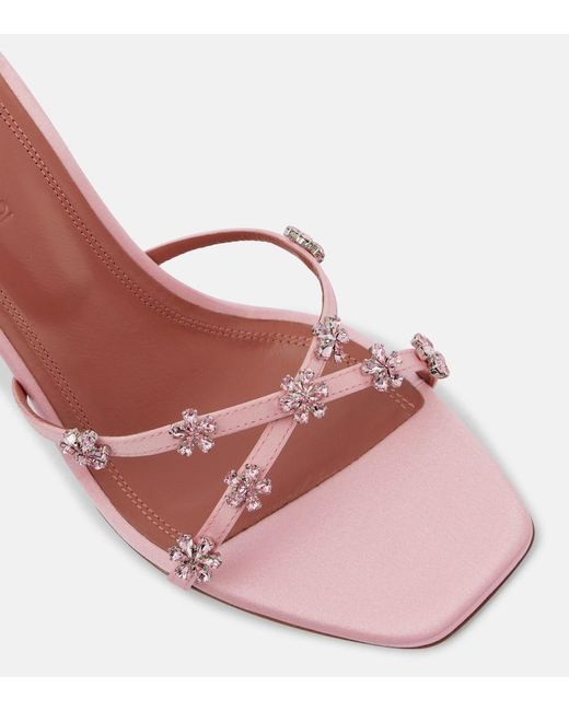 Sandali 70 di AMINA MUADDI in Pink