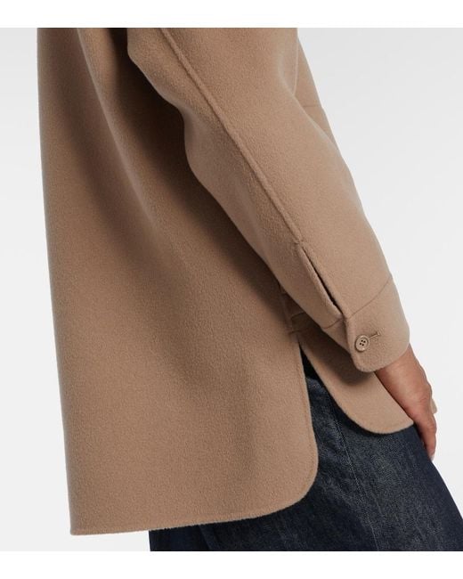 Max Mara Brown Costanza Virgin Wool Jacket