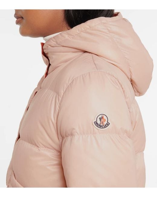 Moncler Pink Bardanette Cropped Down Jacket