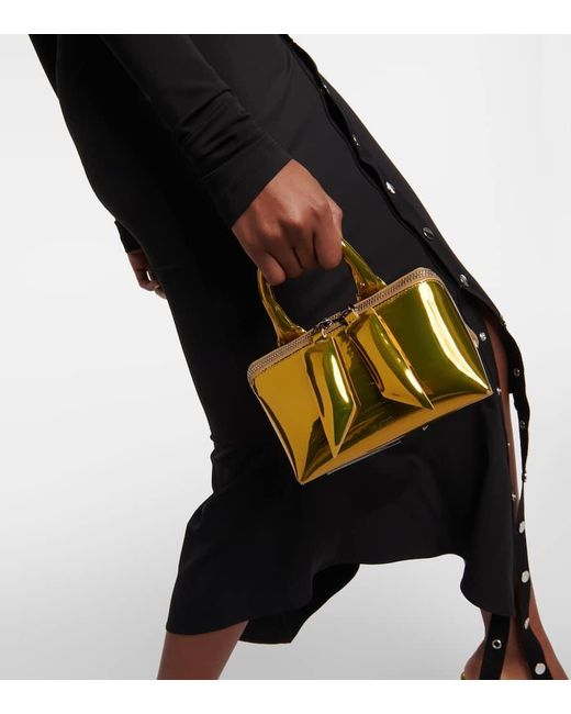 The Attico Yellow Friday Small Tote Bag