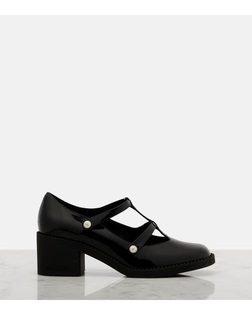 Jimmy Choo Black Pumps Adeline 60 Aus Lackleder