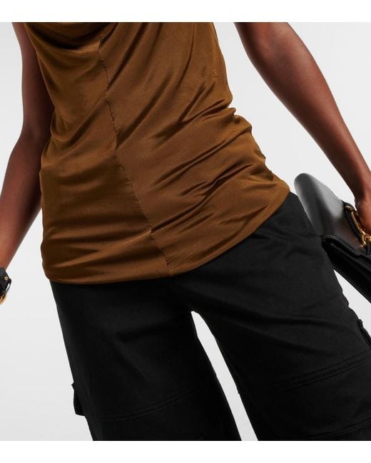 Tom Ford Brown Jersey Tank Top