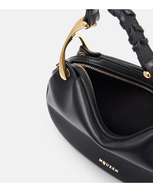Borsa Wishbone Mini di McQueen in Black